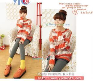 專業供應沙河服裝批發網長款針織鏤空毛衣，廠家直銷，品質保障